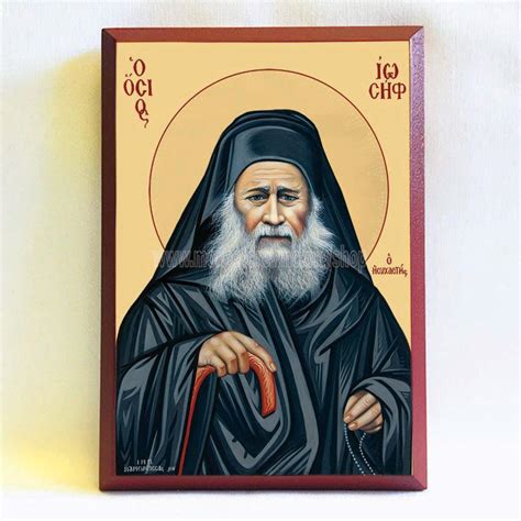 St. Joseph the Hesychast Orthodox Icon handwritten by the sisters