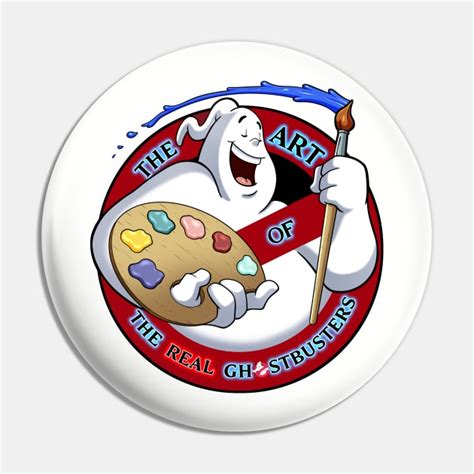 The Art Of The Real Ghostbusters Logo Red Ghostbusters Pin