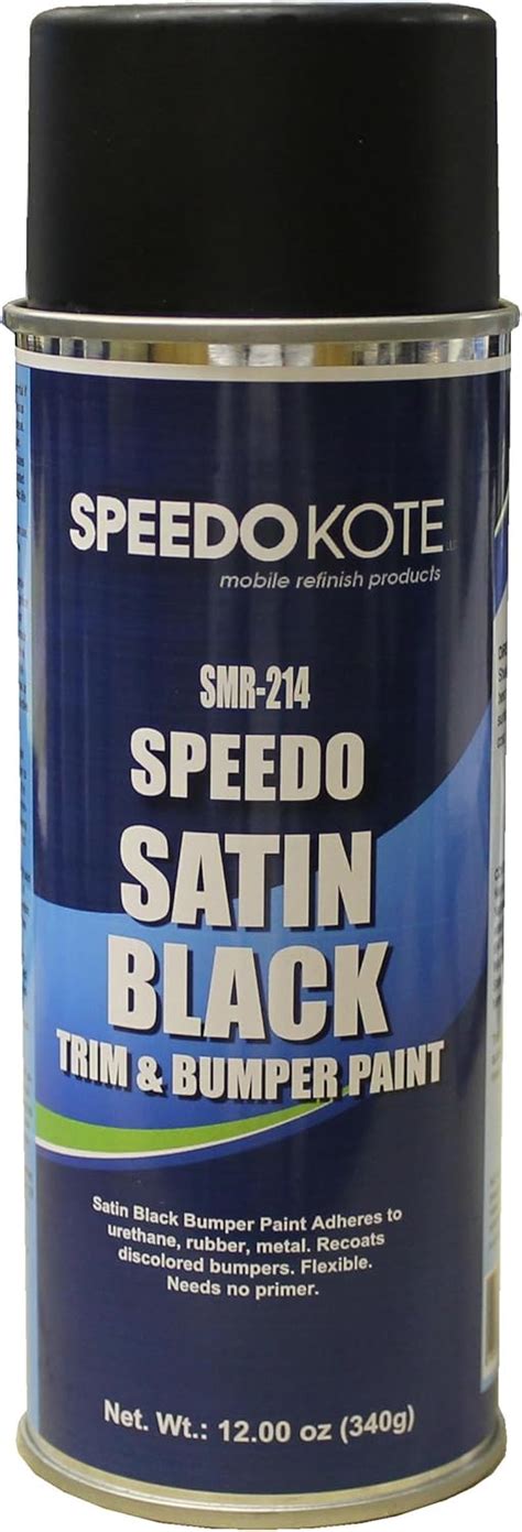 Speedokote Trim And Bumper Satin Black Paint Automotive