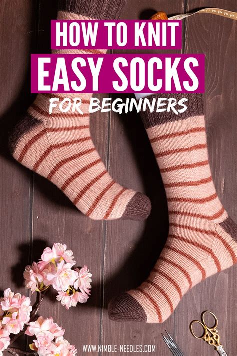 How To Knit Socks For Beginners Knitting Patterns Free Beginner Knitting Socks Knitted Socks