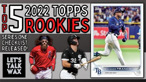 Top Rookie Cards On Topps Series Checklist Baseball Cards