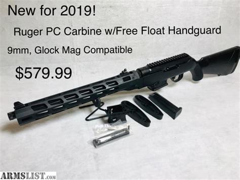 Armslist For Sale Ruger Pc Carbine 9mm Takedown W Free Float Handguard