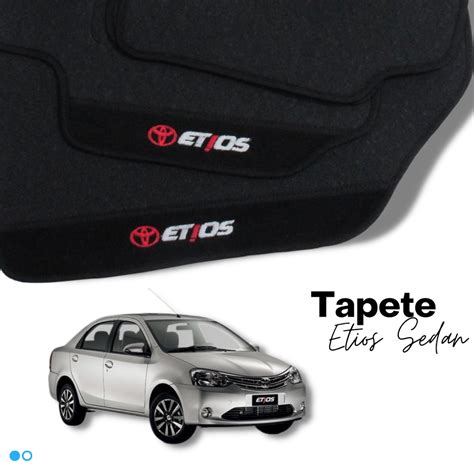 Tapete Emborrachado Etios Sedan E Hacth 2010 Em Diante Personalizado