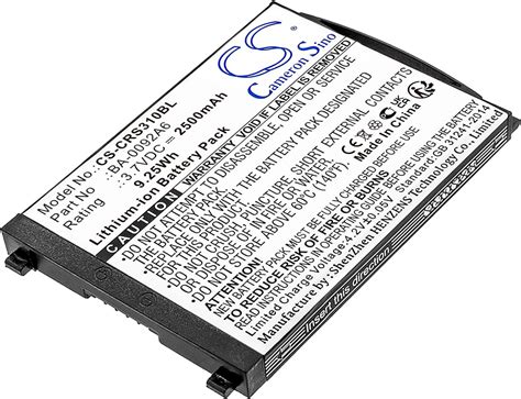 Amazon FYIOGXG Cameron Sino Battery For CipherLAB RS31 PN