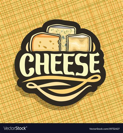 Logo For Cheese Royalty Free Vector Image Vectorstock