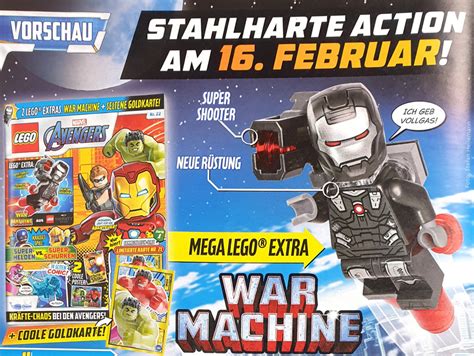 Lego Marvel Avengers Magazin Mit Captain Marvel Minifigur