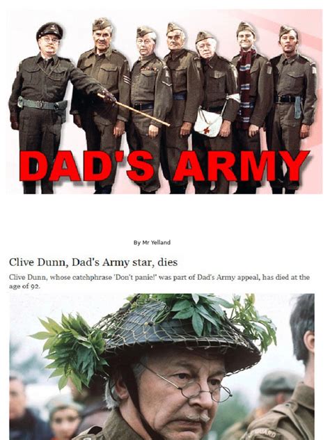 Clive Dunn Dads Army Pdf