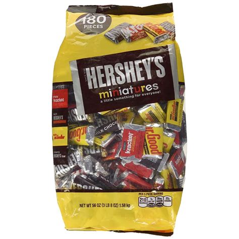 HERSHEY'S Miniatures Chocolate Candy (HERSHEY'S, KRACKEL, and MR ...