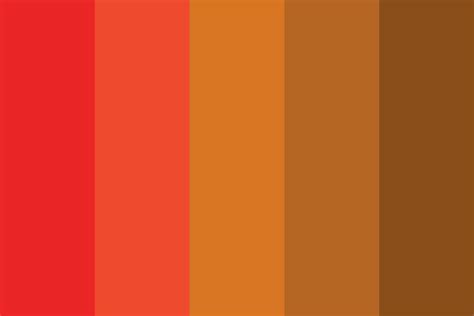 orange color palette names - Tessa Hodge