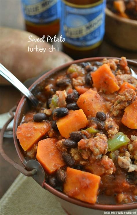 Sweet Potato Turkey Chili