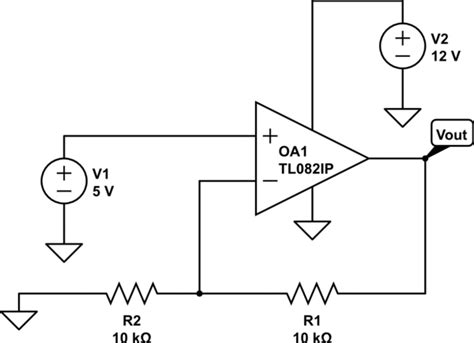 Operational Amplifier Why Does This Single Supply Non Inverting Op