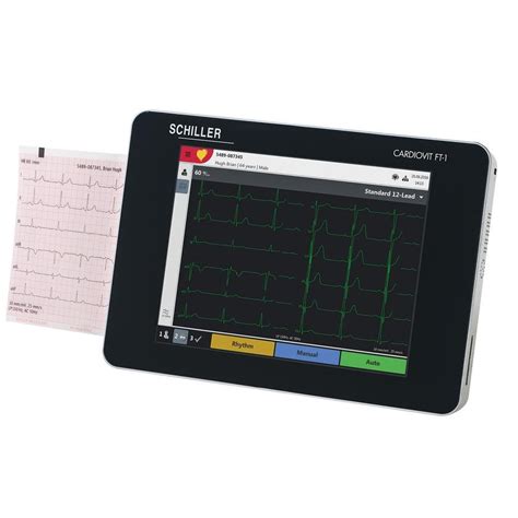 Ecg Machine Schiller Cardiovit Ft Portable Number Of Channels