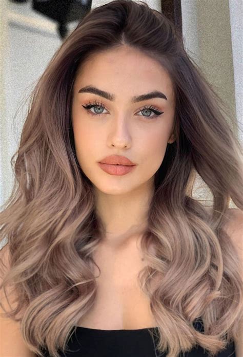 50 Stylish Brown Hair Colors And Styles For 2022 Sand Blonde Balayage