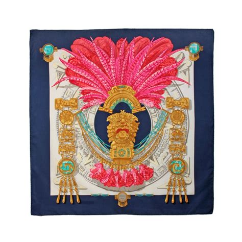 1stdibs | HERMES Mayan Silk Scarf Silk Twill Scarf, Silk Scarf Wrap, Silk Scarves, Hermes ...