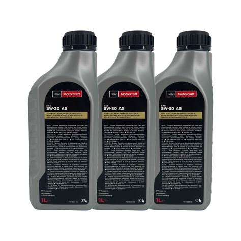 Ford Motorcraft A5 5w 30 3x1 Liter G38076357