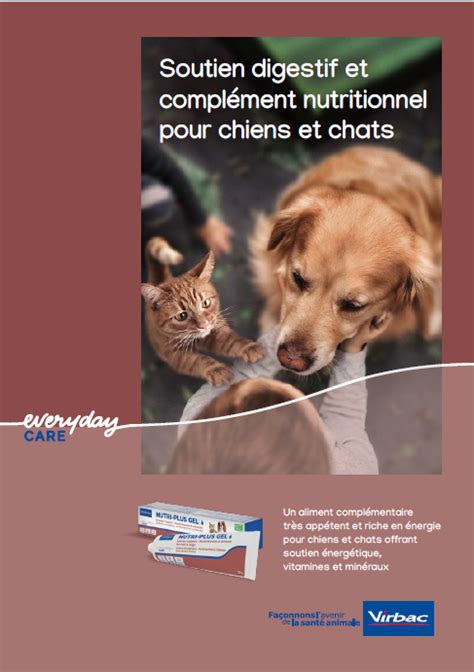 Aliments complémentaires Chiens Chats Soutien énergétique digestif et