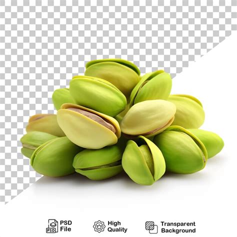 Premium Psd Pistachio Nuts Isolated On Transparent Background Include