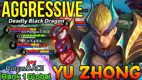 Deadly Black Dragon Yu Zhong Aggressive Play Top 1 Global Yu Zhong