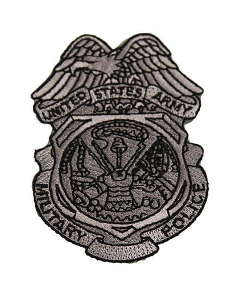 Military Police Badge Patch -Velcro Back- Military Police Regimental ...