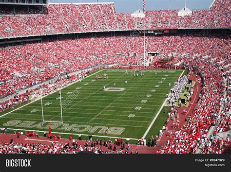 Packed Stadium Ohio Image And Photo Free Trial Bigstock