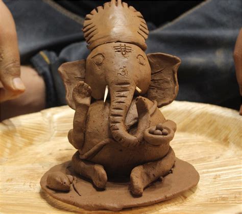 How To Make Eco Friendly Ganesh Idol From Clay Or Mitti At Home Easy