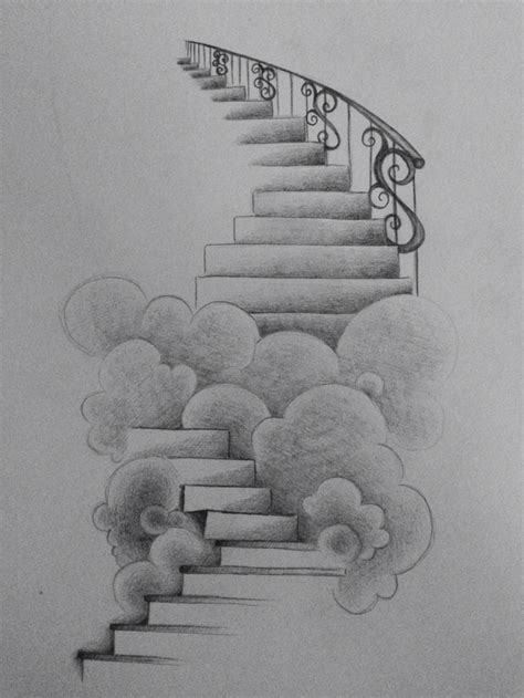 Easy Stairway To Heaven Drawing Np