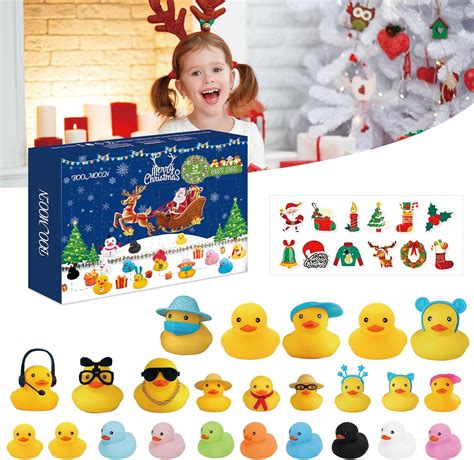 Rubber Duck Advent Calendar Mini Christmas Rubber Ducks Advent