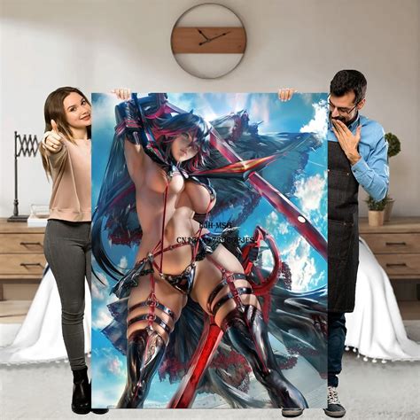 Koc Anime Sexy Japo Ski Nagie Dziewczyny Manga Plakat Hentai Cartoon Doujin