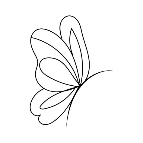 Butterfly Liner Vector Cute Butterfly Butterfly Art Butterfly Png