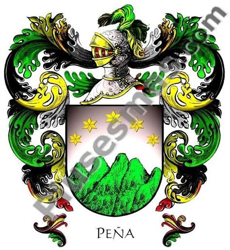 Pena Family Crest