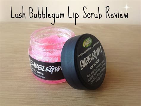 Lush Bubblegum Lip Scrub Review