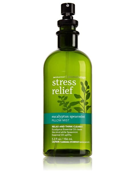 Bath And Body Works Eucalyptus Spearmint Stress Relief Pillow Mist 5 3 Oz