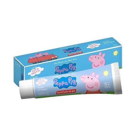 Creme Dental Dentalclean Infantil Peppa Pig Sabor Tutti Frutti G