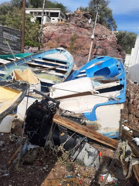 Las imágenes de la tormenta de arena en Guaymas Sonora que dejó a más