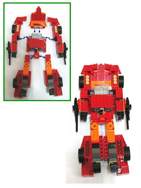 Alanyuppie S LEGO Transformers Instructions For LEGO Neo Hot Rod