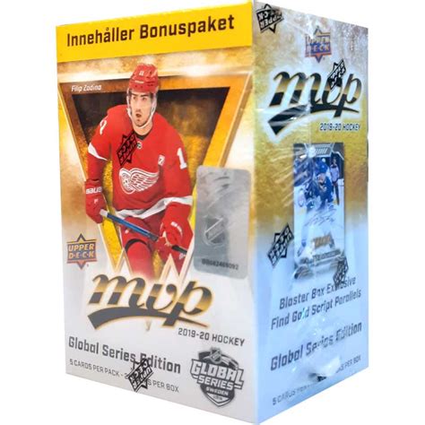 2019 20 Upper Deck MVP Hockey GLOBAL SÉRIE Blaster box OFS Cards