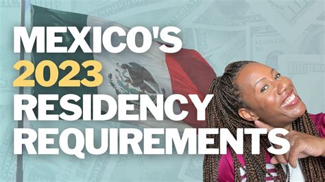 Mexican Economic Solvency Residency Requirements And Fees Youtube