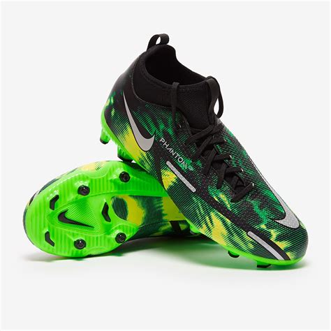 Nike Kids Phantom GT II Academy DF FG/MG - Black/Metallic Platinum ...