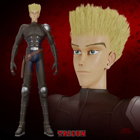 Trigun - Vash the Stampede & Gun - Finished Projects - Blender Artists Community