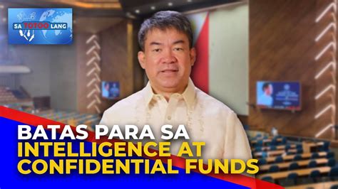 Batas Kaugnay Ng Paggamit Ng Confidential At Intelligence Funds