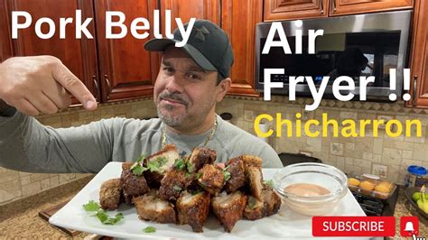 Air Fryer Crispy Pork Belly Chicharron YouTube