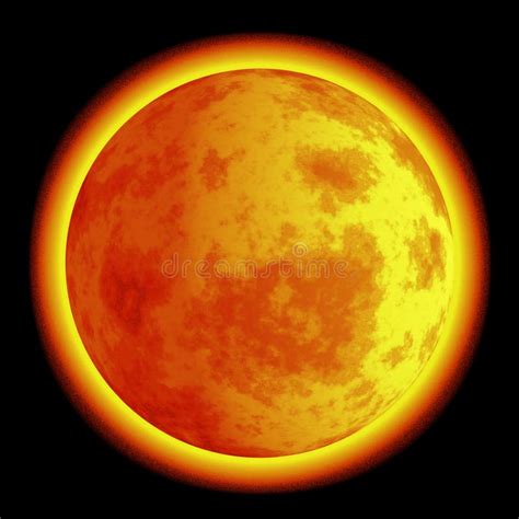 Moon On Fire Royalty Free Stock Image - Image: 3419876