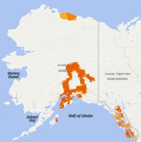 At&T Coverage Map Alaska - Vector U S Map