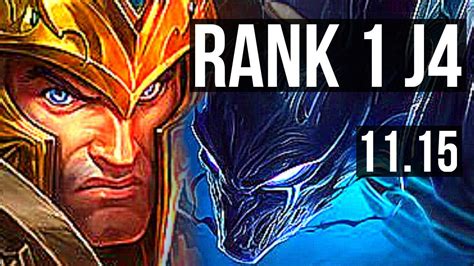 JARVAN IV Vs NOCTURNE JUNGLE Rank 1 J4 5 2 22 Rank 10 800K