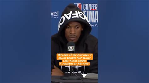 Jimmy Butler With Some Wise Words As The Miami Heat Gets Their 3rd