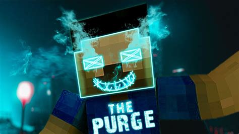 Surviving 24 Hours In A REAL Purge Minecraft YouTube