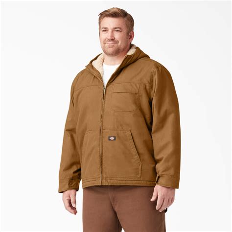 Duck Sherpa Lined Hooded Jacket For Men Dickies Dickies Us