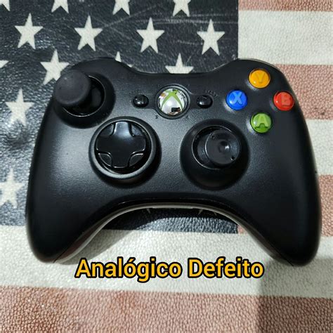 Controle Xbox 360 Original defeito No Analógico Acessório p