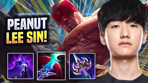 PEANUT FULL LETHALITY LEE GEN Peanut Plays Lee Sin Jungle Vs Wukong