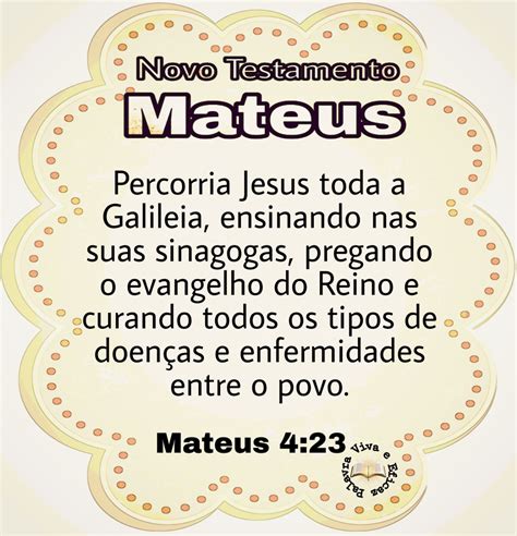 Palavra e Ação Jesus o Messias Mateus 4